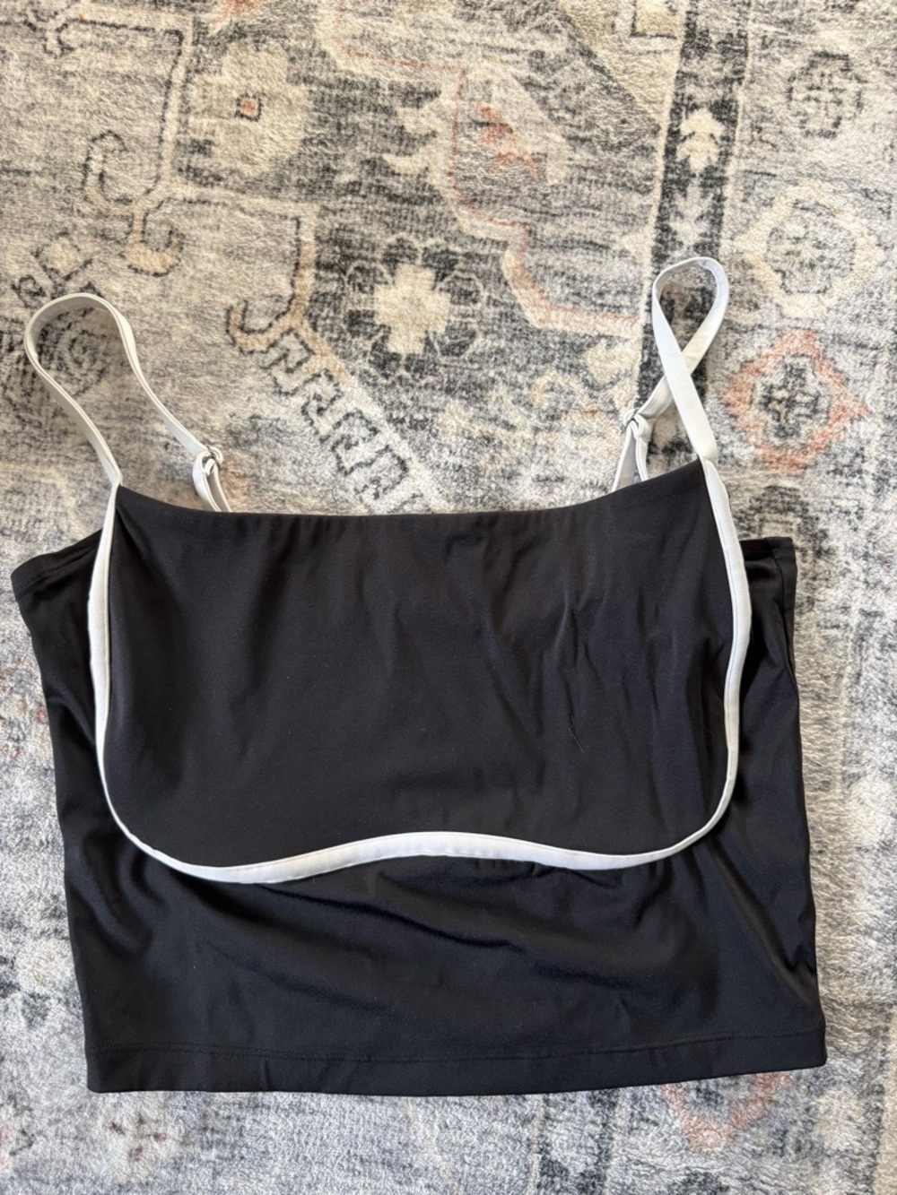 Gilly Hicks Black Tank Top with White Trim